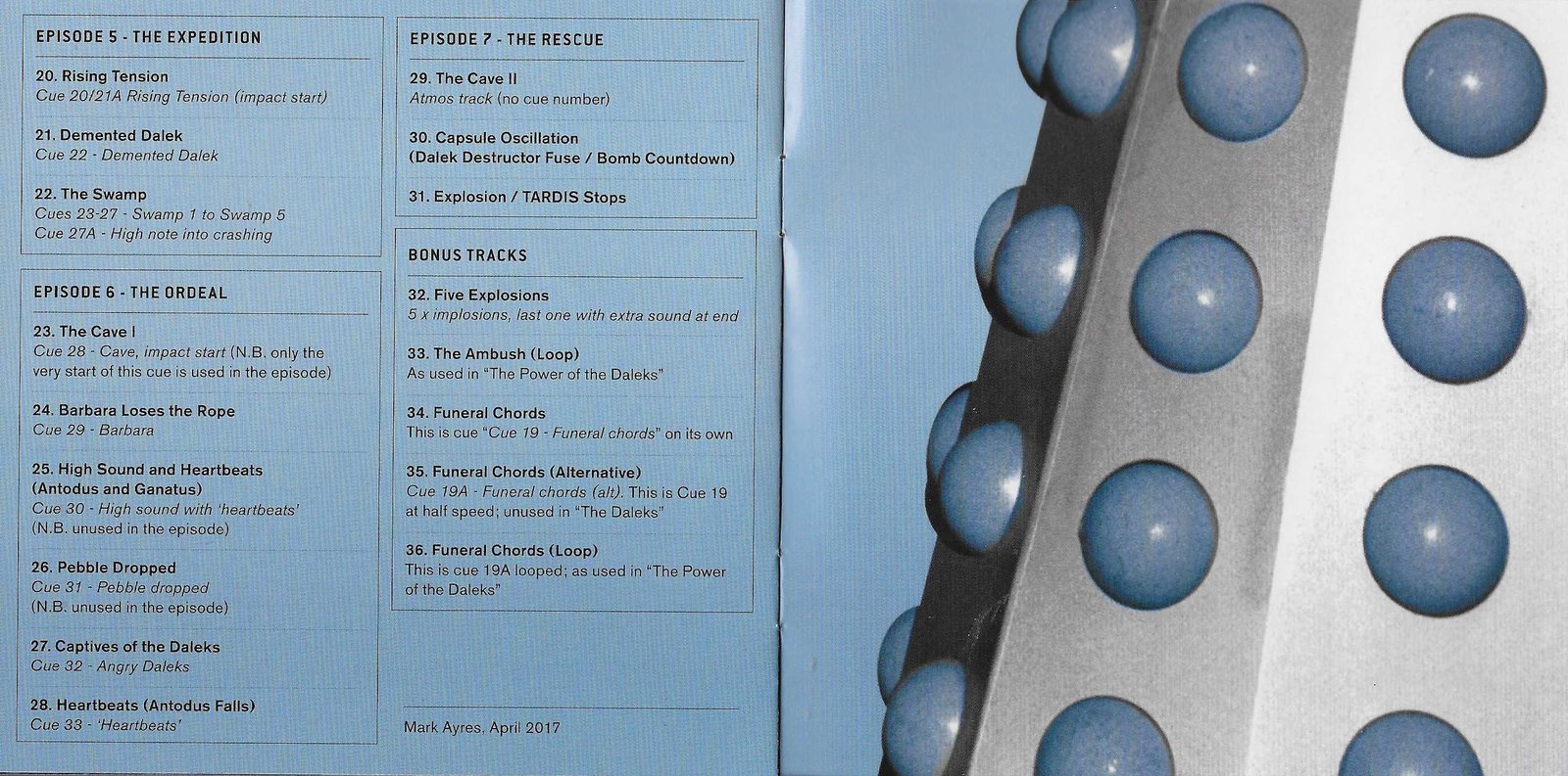 Middle of cover of SILCD 1536